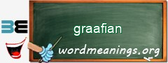 WordMeaning blackboard for graafian